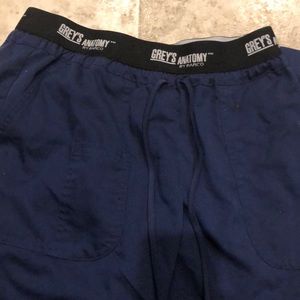 Grays anatomy navy blue scrub pants